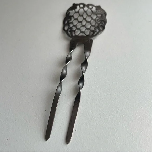 Sterling silver 1900’s Hair Comb Peinetta Accessory - Picture 9 of 16